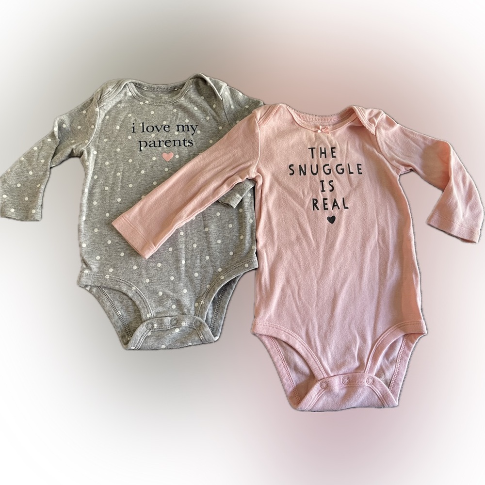 Carters 9M long sleeved onesie